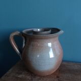 Stoneware ice bucket signed
