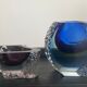 Duo Murano vase and ashtray by Alessandro Mandruzzato 60s