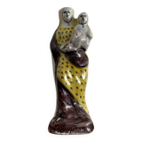 Virgin and Child in 18th century Nevers earthenware