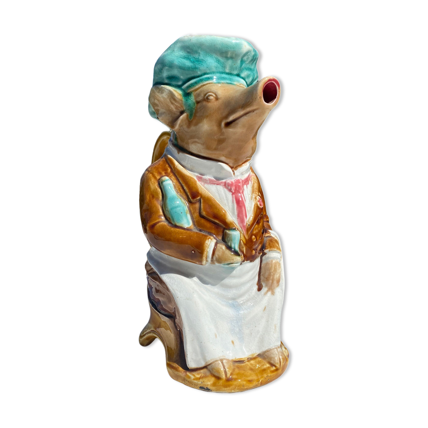 Pig pitcher in slurry