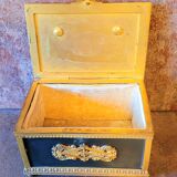 Old vintage box in gilded bronze empire