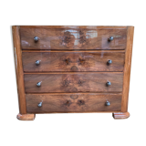 Art Deco style chest of drawers walnut veneer
