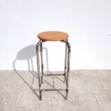 High steel workshop stool