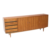 Large vintage sideboard with drawers and doors made in the 60s