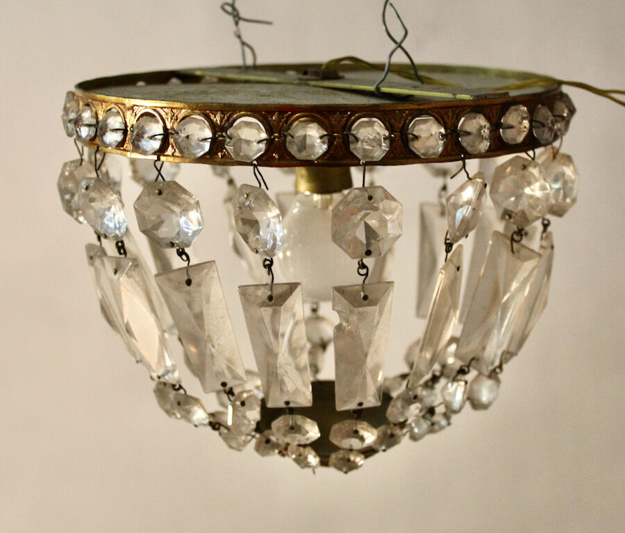 Mongolian ceiling light with stamps