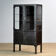 Vintage polished medical cabinet, 1970s