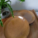 Lot of 6 plates "handmade" in Niderviller earthenware