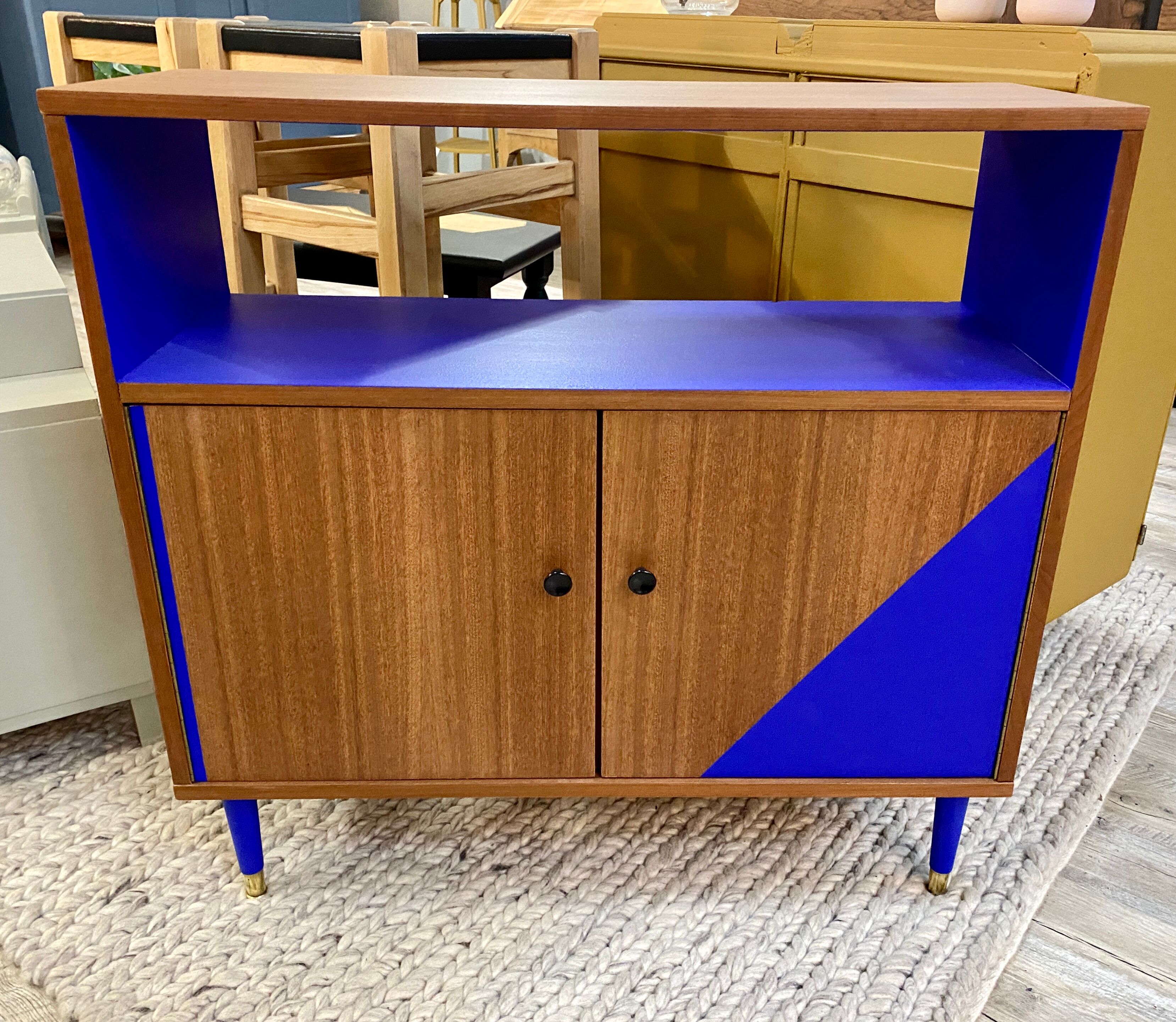 Meuble d’entrée bleu