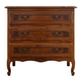 Louis XV commode in wood with 3 drawers