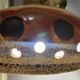 Glazed ceramic pendant light, West Germany 1960-70