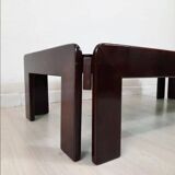 Rectangular coffee table – vintage – design Afra and Tobia Scarpa.