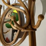 Double porte manteau miroir bois courbé par michael thonet gebrüder / freres, 1888