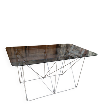 Vintage Max Sauze design folding dining table