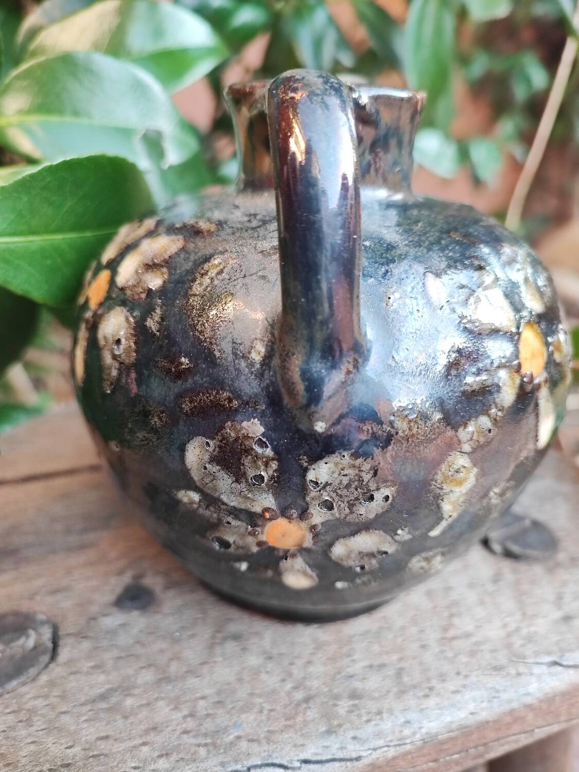 Old round vase Elchinger & Co.