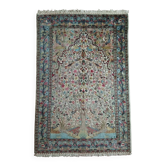 Tapis Pakistanais laine et soie fait main 183x124cm