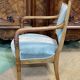 Restoration period armchair in 19th century cherry