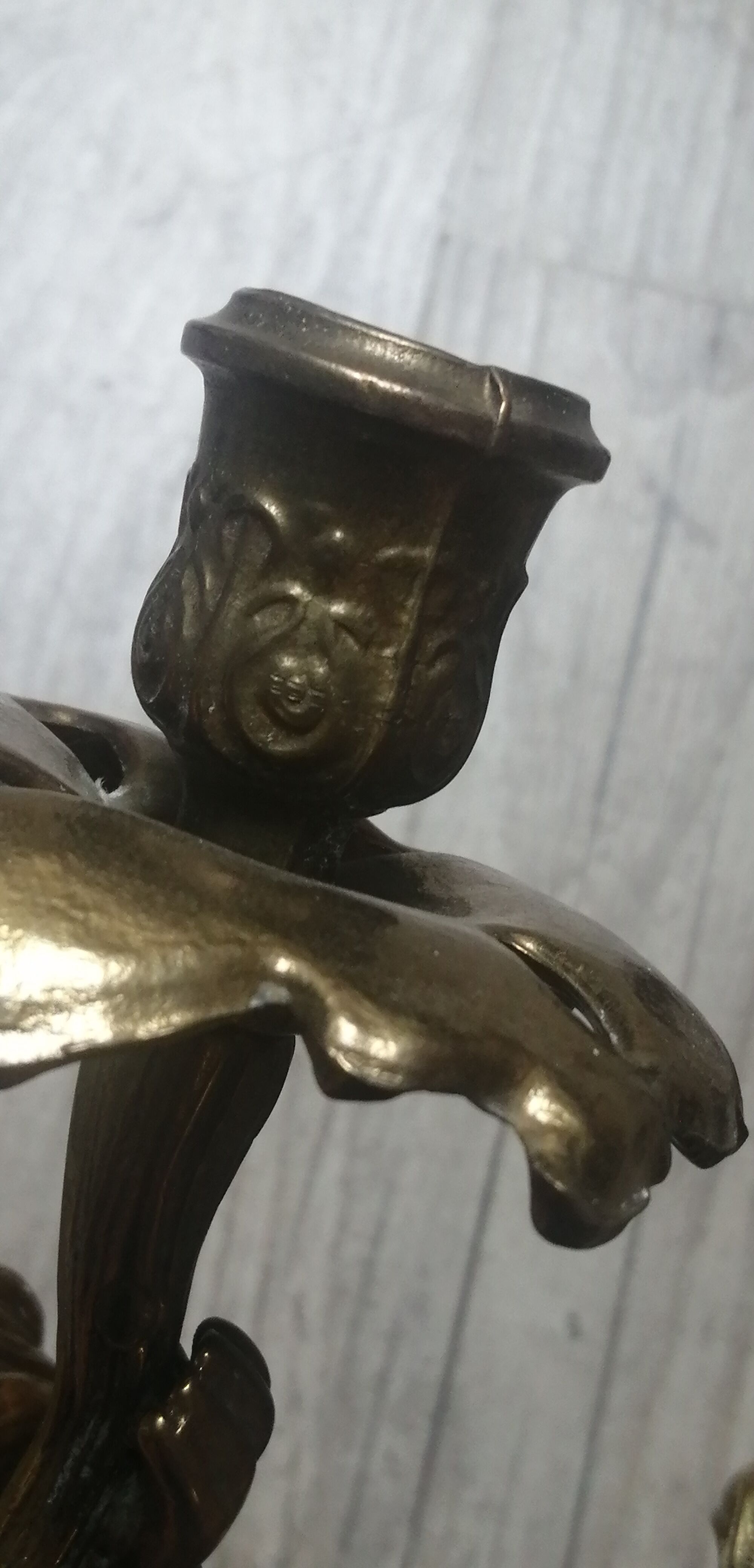 Paire d'appliques en bronze ,anges ,angelots,chérubins