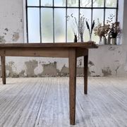 Farm table pitch pine 2 x 1 m from the 1950s