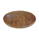 Large round platter turning - design Danish teak 70s