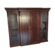 Late 19th century mahogany English bookcase