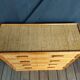 Small chest of drawers in rattan and bamboo