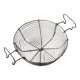 Wire fryer basket with diversion handle