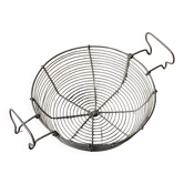 Wire fryer basket with diversion handle