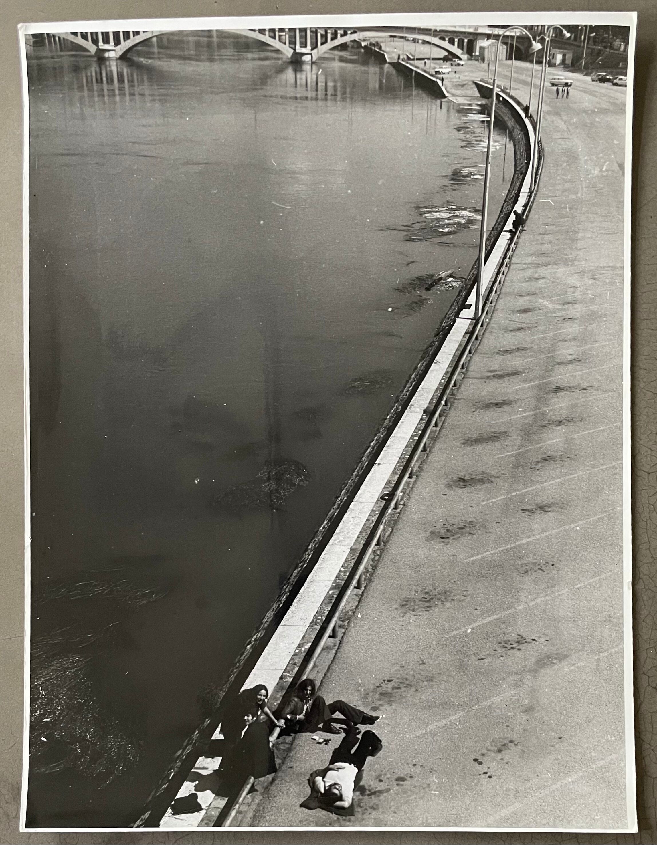 Photograph black and white silver print circa 1970