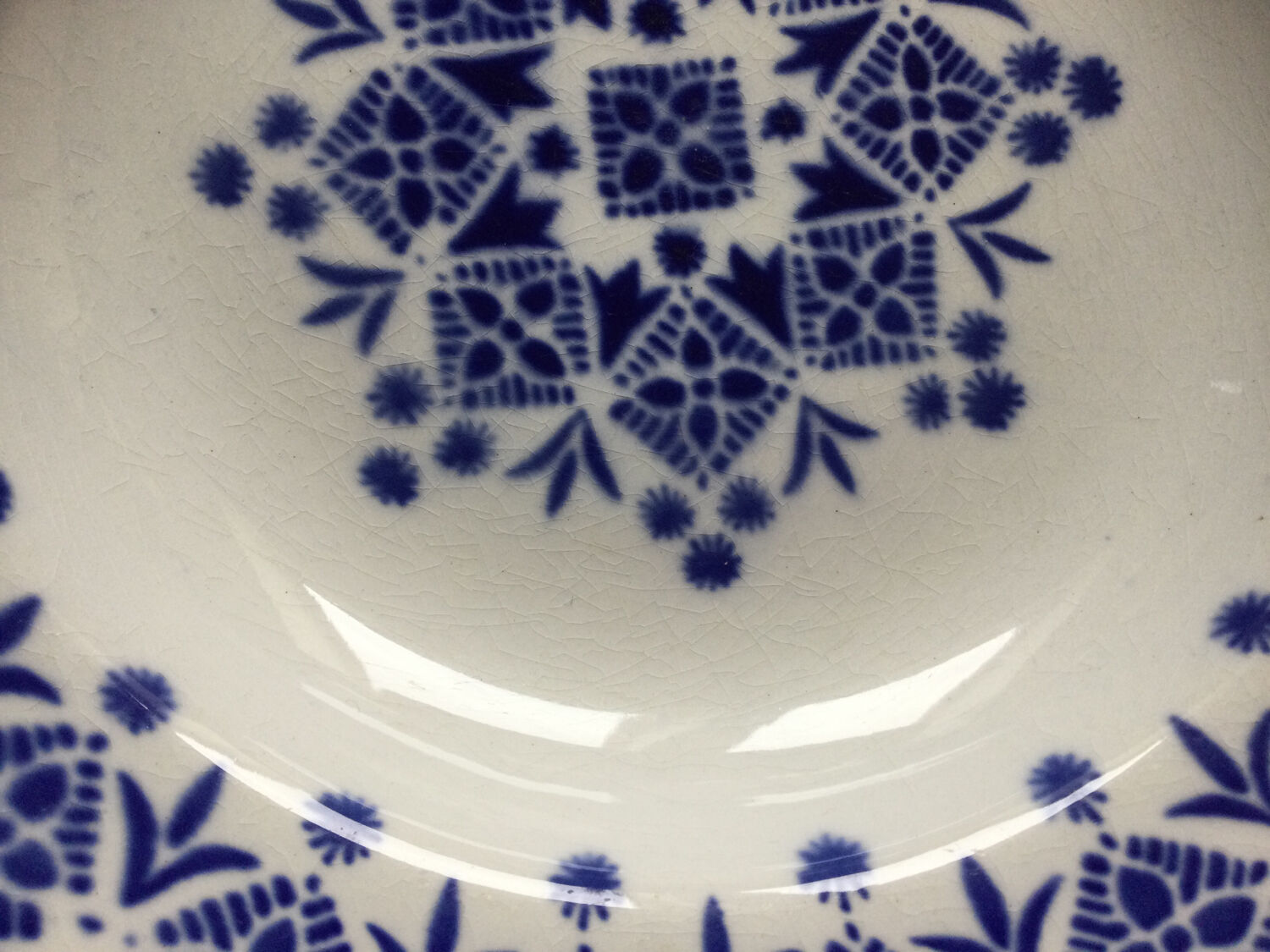 6 hollow plates St Amand decor Fez 2073