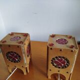 Pair of Otto Eelund Scandinavian lamps – Sweden, 1960s/70s