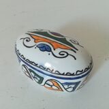 Vintage Moroccan porcelain candy box