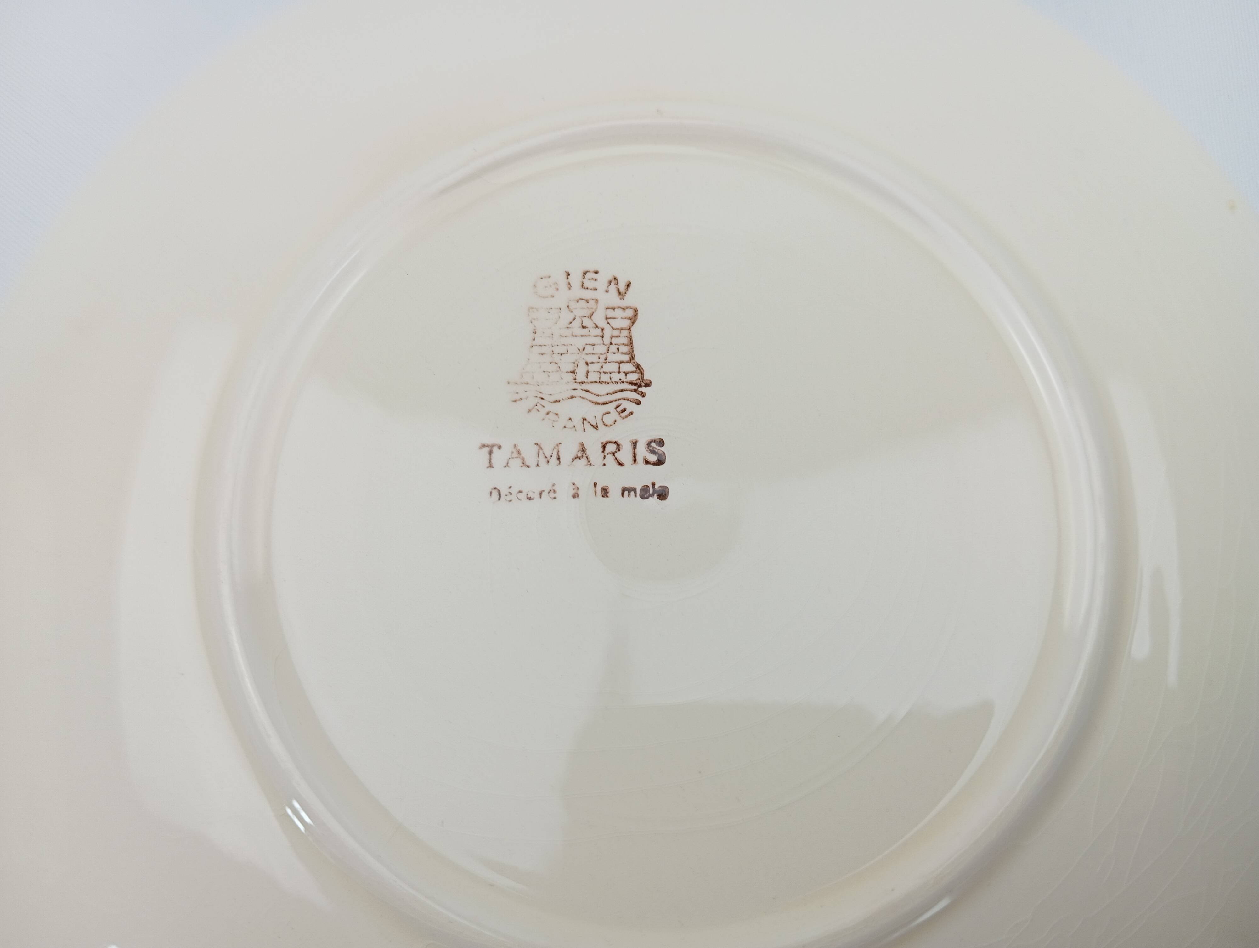 Gien 11 dessert plates tamaris model 20 cm