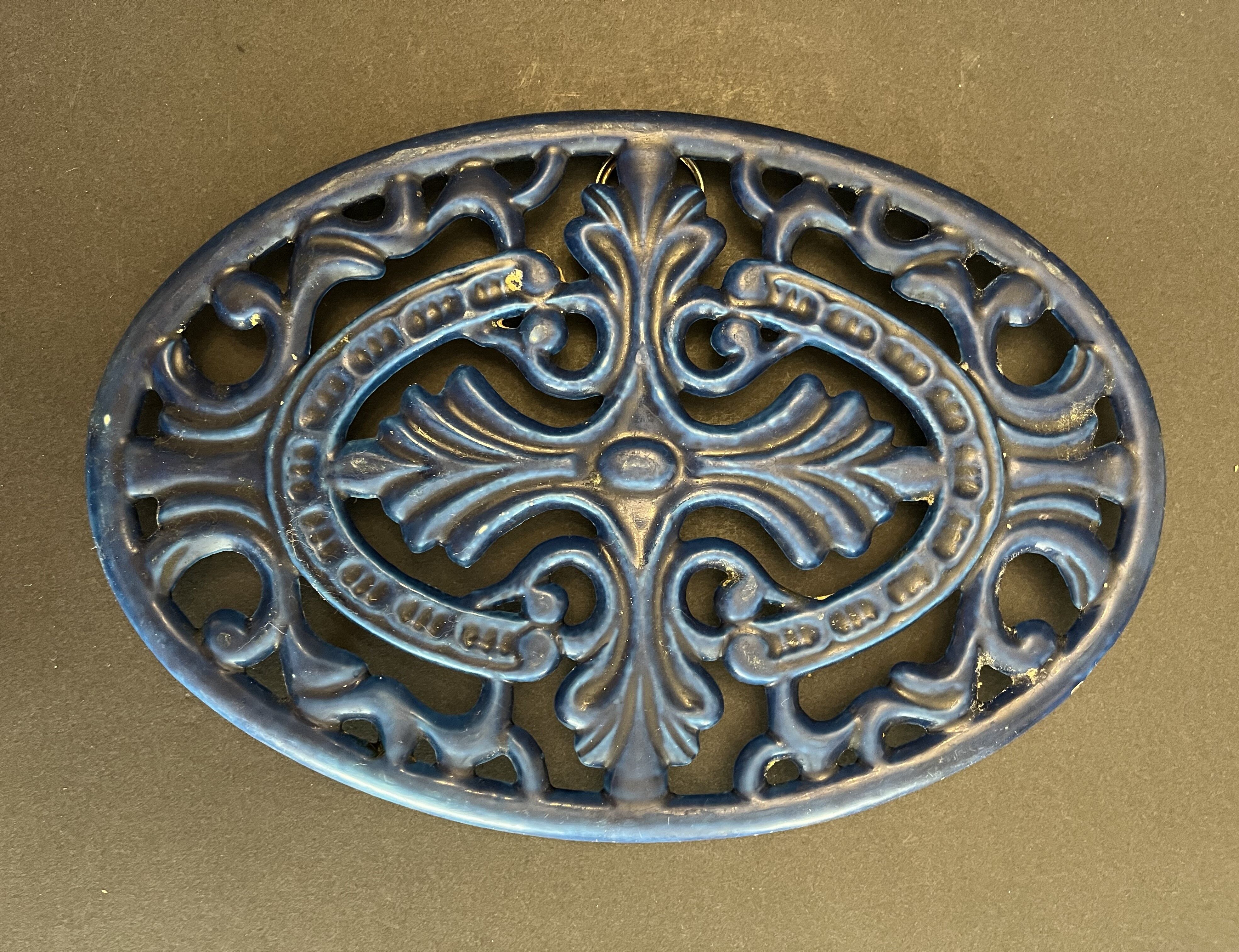 Cast iron underside