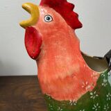 Ceramic rooster pitcher