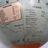 Earth Globe Forest end 19th H39 cm