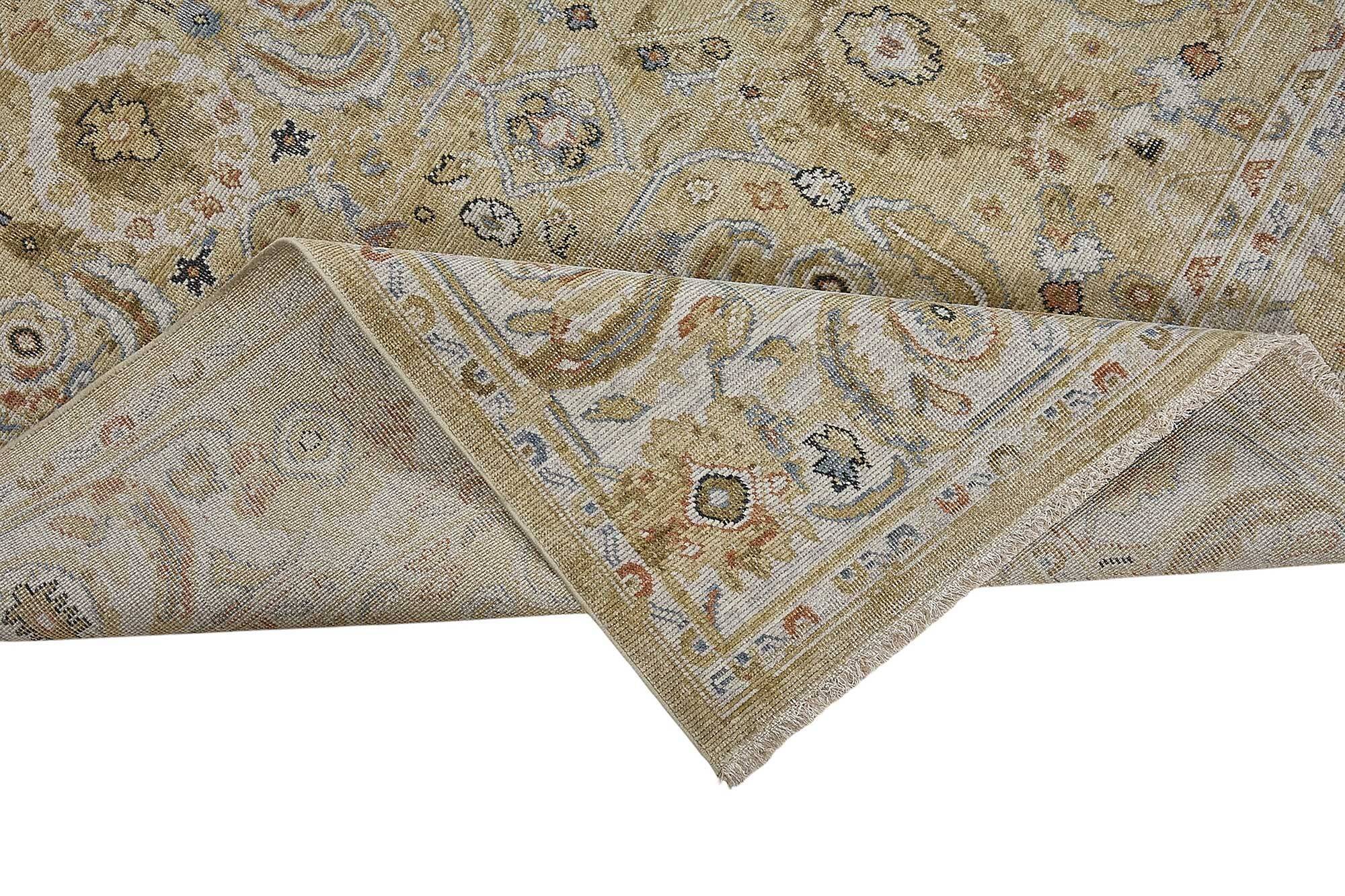 Turkish Handcrafted Loom Oushak Rug 207 cm x 295 cm