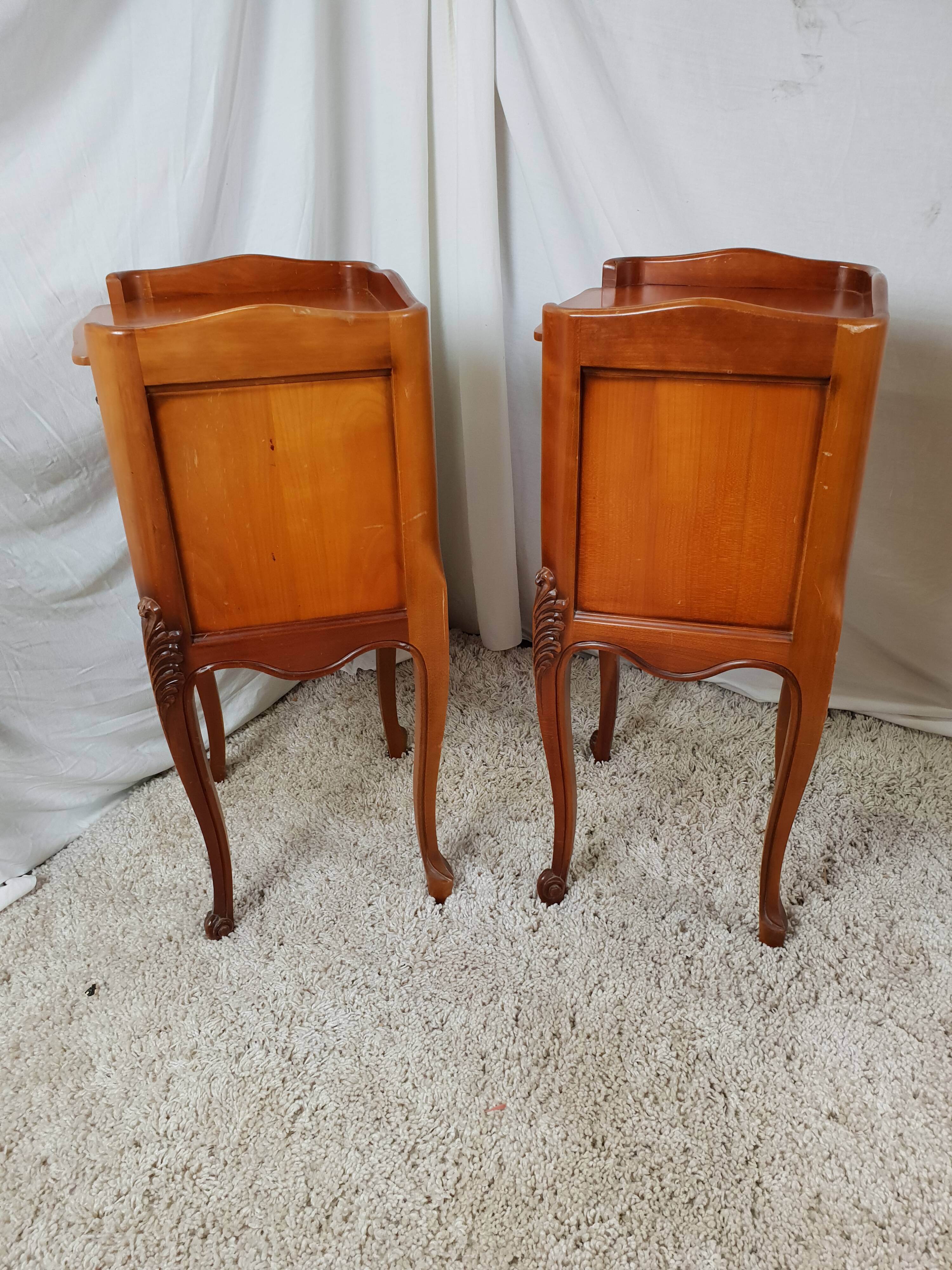 Pair of Louis XV style bedside tables
