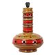 Large Red and Yellow Ceramic Lamp Base, Kil, Scandinavia, 51 cm