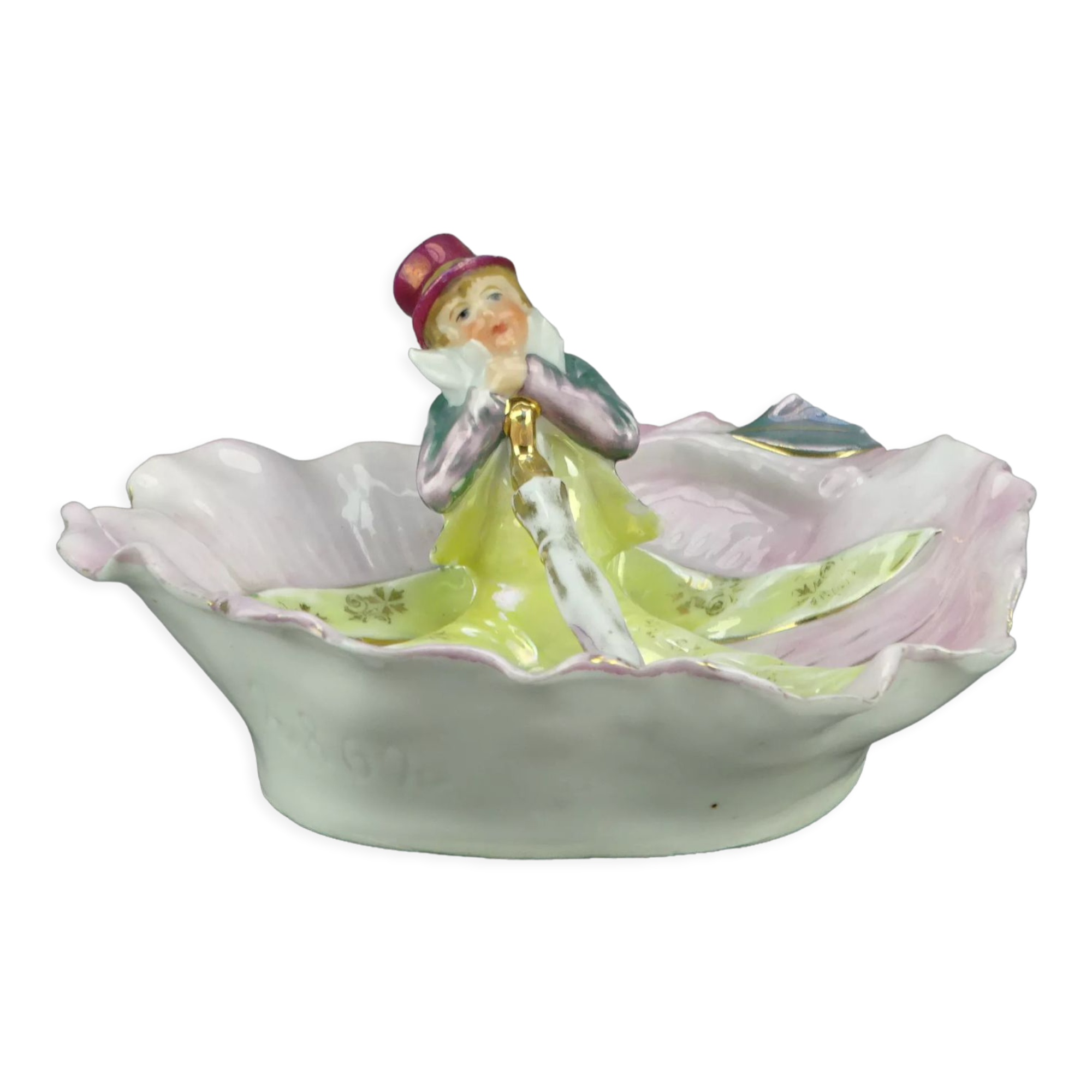 Empty ring pocket in porcelain of Paris