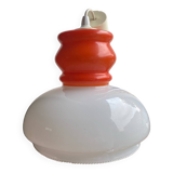 Vintage opaline pendant light