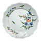 Antique French Earthenware Plate 18th Century NEVERS Floral Pattern