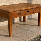 Vintage wooden farm coffee table