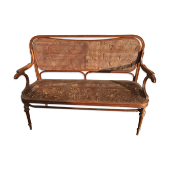 Banquette ancienne Jacob et Joseph Kohn