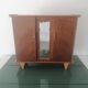 Old wooden doll cabinet 50/60s