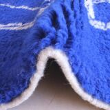 Moroccan Blue Rug - 173 x 124 cm