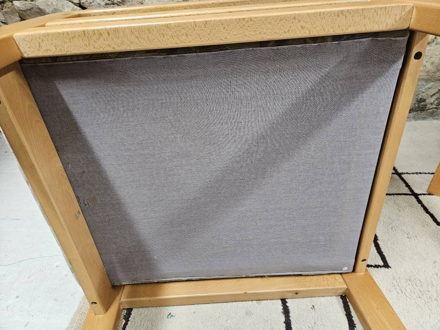 Paire de fauteuil chauffeuse 1970 vintage