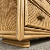 Commode en rotin
