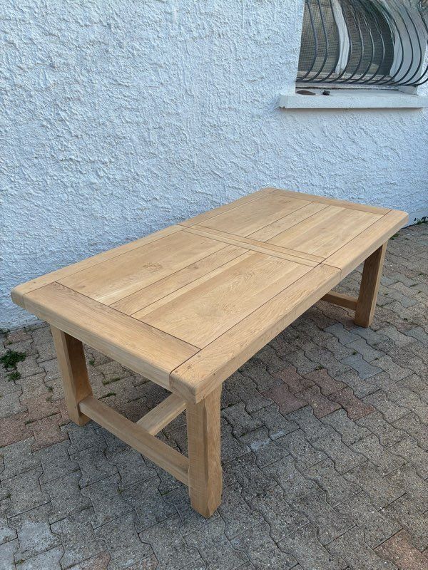 Table de ferme en chêne massif