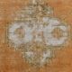 3x12 1960s antique vintage runner rug