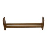 Vintage wooden wall shelve rack bookshelf in wood minimalist
